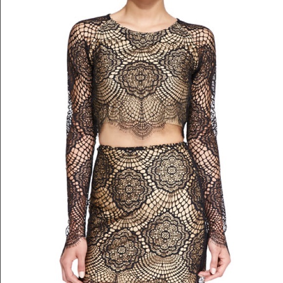 For Love And Lemons Tops - For Love & Lemons Grace Scalloped Crop Top For Love And Lemons Tops - For Love & Lemons Grace Scalloped Crop Top
